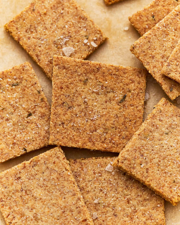 Illustration: Almond & Flaxseed Crackers