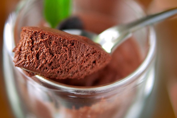 Illustration: Chocolate Chickpea Mousse