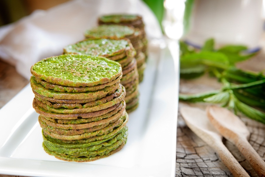 Illustration: Zucchini & Spinach Pancakes