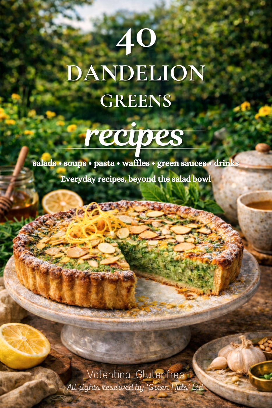 40 Recipes with Dandelion Greens cover