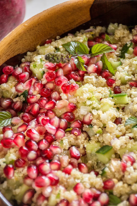 Illustration: Quinoa and Pomegranate Salad