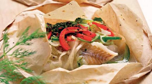 Illustration: Fish Baked in Parchment
